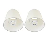 abat jour, Petit abat - jour Set de 2, lampe sur pied, pince suspension Mini de table en tissu de table et abat, Blanc cassé, abat jour lampe sur pied, abat jour lampe chevet