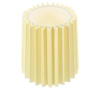 Abat-jour Plissé Décoratif E27 E14 en PP Métal pour Salon | Transmission Douce, Remplacement D’un Abat-jour Ancien ou Cassé, Style Simple, Beige
