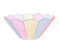 Abat-jour Plissé Français Acrylique Coloré pour Applique Murale E27 E14 | Diffusion Douce, Bords Froncés et Style Rétro Art Déco, pour Chambre, Chevet et Mini Lustres