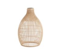 Abat jour seul style bohème naturel style vannerie tressée en poly rotin HOLIDAY SHADE H42cm