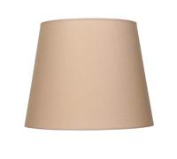 Abat-jour pour lampadaire E27 Ø38cm en cappuccino en tissu abat-jour de remplacement lampadaires coniques facile à changer