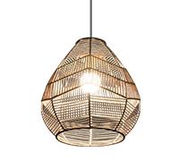 Abat-jour pour lampe à suspension tressée,Abat-jour pour lampe à suspension tressée | Couverture décorative pour un - Boho rustique suspendu, abat-jour à ma