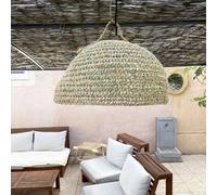 Abat jour pour lampe coupole en palmier