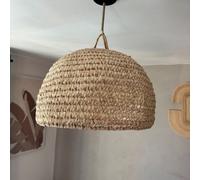 Abat jour pour lampe coupole en palmier