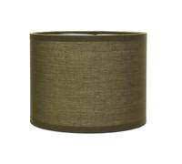 Abat-Jour pour Lampes de Table Tissu Braun Cylindre Ø17cm Lumières