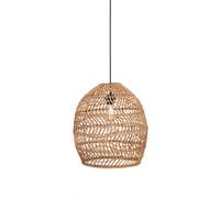 Abat-jour pour suspension Estelle en rotin - ⌀ 45 cm - marron