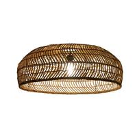 Abat-jour pour suspension Eugénie en bambou - ⌀ 80 cm - marron