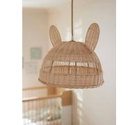 Abat-jour pour suspension Lapin en rotin TU
