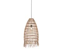 Abat-jour pour suspension Lyna en jonc de mer - ⌀ 45 cm - marron