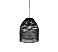 Abat-jour pour suspension Marco en rotin - ⌀ 42 cm - noir