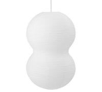 Abat-Jour Puff Twist Papier Blanc / Papier De Riz - Ø 50 X H 90 Cm - Normann Copenhagen Blanc