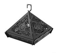 Abat-jour pyramide moderne avec crochet intégré et plateau inférieur, parfait pour créer des environnements d'éclairage atmosphériques (couvercles d'éclairage)