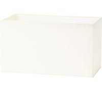 Abat-jour rectangulaire, crème, 32x16x18cm