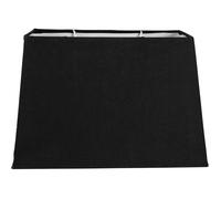Abat-jour - Rectangulaire - Noir - Pour lampe - 30x14x20 cm - Culot E27