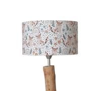 Abat-jour Renards Forêt Enchantée Chambre Bébé Enfant Bohème, pied de lampe, Ø 35 cm