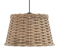 Abat-jour Rond, Abat Jour E27 Lampe Suspendue Abat-jour de plafonnier marron Ø38x23 cm osier