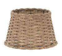 Abat-jour Rond, Abat Jour E27 pour Lampe de Table marron Ø38x23 cm osier