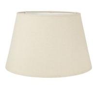 OSTARIA 98922 Abat-jour Rond Etroit - Couleur Lin - Moyen Modèle Dim : D35xH22.5cm