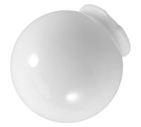 Abat-jour Rond Blanc en Acrylique Globe pour Lampadaire Extérieur