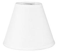 Abat-jour - Rond - Blanc - Pour lampe - Base 10 cm - Pince ampoule Blanc