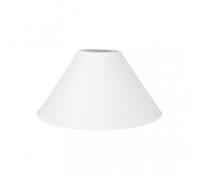 Abat-jour - Rond - Blanc - Pour lampe - Base 30 cm - Culot E27 avec réducteur