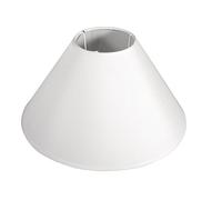 Abat - jour, rond, conique, blanc, 30 cm ø en bas,