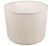 Abat-jour Rond en Lin Khaki pour Lampe de Bureau Pied | Style Moderne, Sensation Douce au Toucher, pour Salon et Chambre, Remplace un Ancien Abat-jour Usé