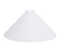 Abat-jour rond en verre de rechange Ø 300 mm Blanc Culot E27