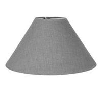 Abat-jour - Rond - Gris clair - Pour lampe - Base 30 cm - Culot E27 avec réducteur