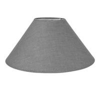 Abat-jour - Rond - Gris clair - Pour lampe - Base 35 cm - Culot E27 avec réducteur