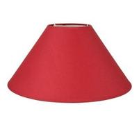 Abat-jour - Rond - Rouge - Pour lampe - Base 35 cm - Culot E27 avec réducteur