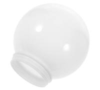 Abat Jour Sphérique en Acrylique Mat, Abat Jour pour Lampe Intérieure et Extérieure, Globe Décoratif Étanche pour Lampe de Salon et Jardin, Cache Rond Fixation Filetée