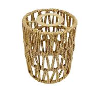 Abat-Jour Style Boho En Rotin - Rétro, Bohème Pour Plafond, Lampe Suspendue, Lampadaire, Lampe De Table - Remplacement Pour Petits Abat-Jour