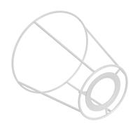 Abat-jour Suspendu Cage en Métal Géométrique E27, Blanc | Structure Filaire Vintage et Moderne, Diamètre de Trou 4cm, Remplacement de Luminaire, Chambre Ferme, Salle à Manger
