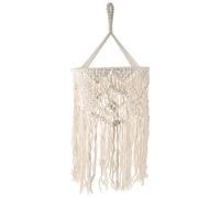 abat-jour Suspendu en Macramé Bohème abat-jour Tissé en Coton Décoratif pour Lampe Suspendue Style Artisanal Salon et Chambre de Plafonnier Léger et Élégant
