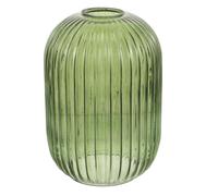 Abat-jour Suspendu en Verre Vert, Lanterne Moderne pour E26 E27 | Verre Strié, Finition Blanche et Verte, Diffuse une Lumière Douce, pour Îlots Cuisine et Salons