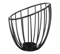 Abat-jour Suspendu Mini en Métal Fer, Cage Oiseau Noire, Style Industriel | Structure Ouverte, Rétro et Élégant, pour Douilles Suspendre, Kits Ventilateur Plafond, Salon, Entrée