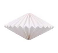 Abat-jour Suspendu Pliable en Papier, Design Origami Géométrique Moderne | Structure Faite Main, Style Nordique Blanc, Transport Facile, pour Plafonniers E26 E27, Maison, Cafés et Décoration