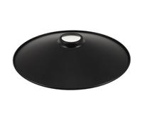 Abat-jour Suspendu Vintage en Fer Noir, Style Industriel Rétro | Remplacement Facile pour Douille E26 E27, Design Plat Ajouré, Lumière Douce pour Bar et Comptoir