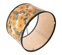 Abat-jour Tambour E27 en Bambou et Fer pour Escalier et Loft