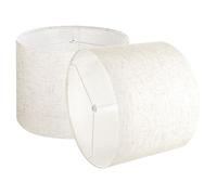 VEVOR Abat-jour tambour moyen housse de lampe 330 x 330 x 250 mm lin clair 2 pcs
