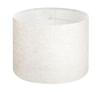 VEVOR Abat-jour tambour, 330 x 330 x 250 mm, abat-jour de remplacement moyen en lin pour lampes de table, lampadaires et suspensions, housse ronde de rechange pour lampe, assemblage facile, lin clair