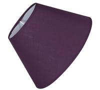 Abat-jour Tambour Vintage E27 en Coton Polyester pour Lampe | Pvc Intérieur, Usage Maison, Compatible Lampe de Table et Applique, Coloris Pourpre, Style Simple