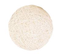 Abat-jour Tissé Rustique Compact en Coton Lin pour Lampe Suspendue
