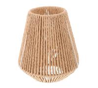 Abat-jour Tressé Bohème pour Lampe de Table, Papier Métal 20,5 CM