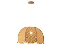 Abat-jour tressé, Woven bamboo and rattan adjustable rope 30-60cm(30cm)