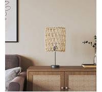 Abat-jour - vidaXL - Ø23x28 cm - Osier - Marron - Support en fer