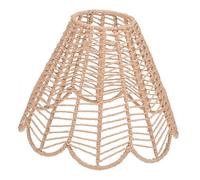 Abat-jour vintage en papier avec corde pour restaurant, café et entrée - Éclairage rétro unique parfait pour la maison, le bar, le bistrot et l'ambiance décorative