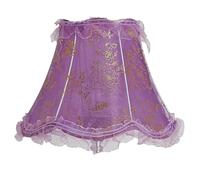 Abat-jour vintage pour lampe de table Accueil abat-jour Vintage tissu perles dentelle florale applique lampe de Table lampadaire couverture(Color21)