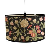 Abat-jour Vintage tambour rond lampe de Table 12x8 bambou plafonnier abat-jour E27 pour chambre étude